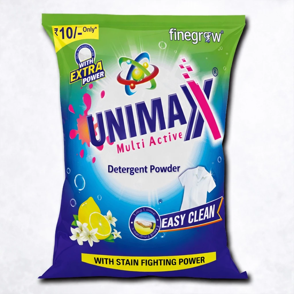 Unimax Detergent Powder – Advanced Stain Removal (160g Pack)