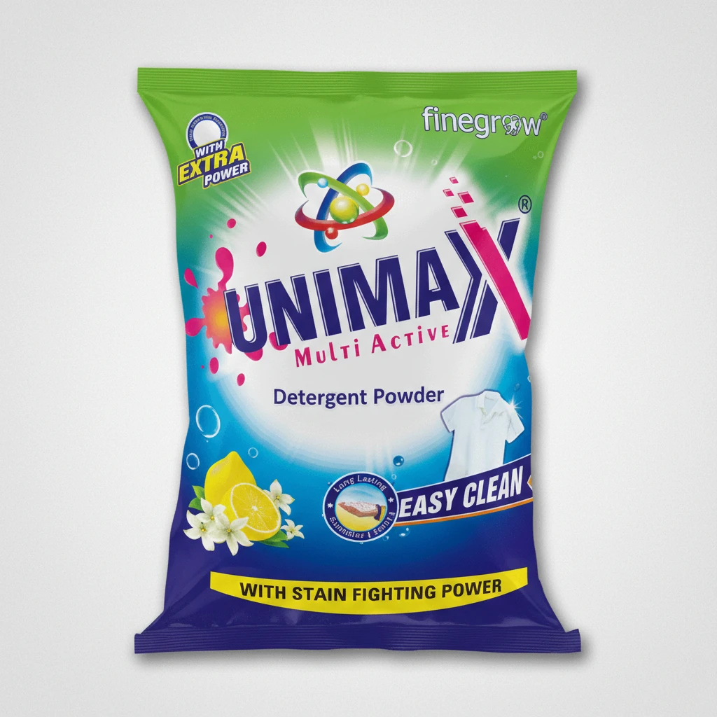 Unimax Detergent Powder – Powerful Deep Clean (1Kg Pack)